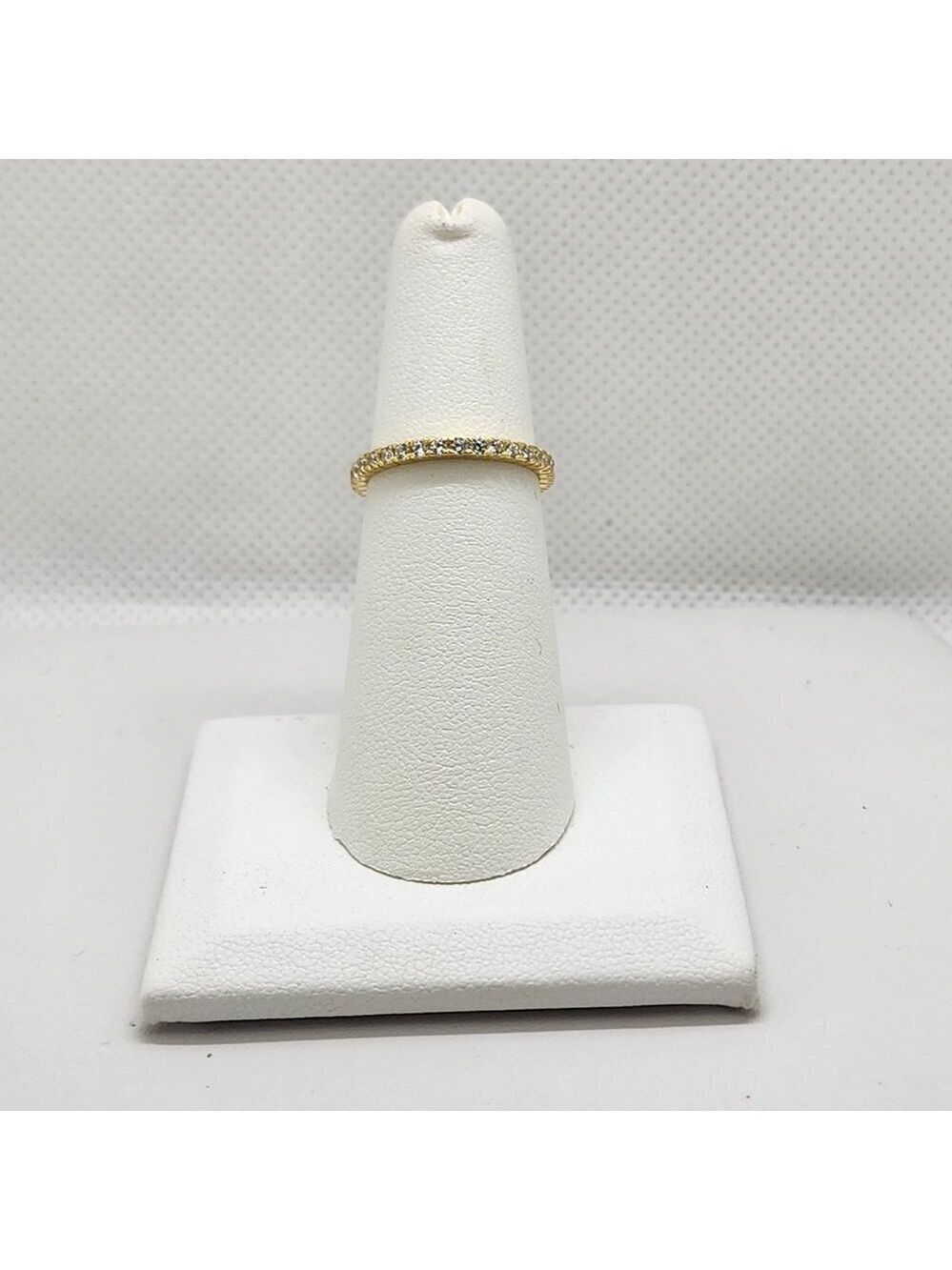 Brand New Sterling Silver 925 Gold Cz Ring